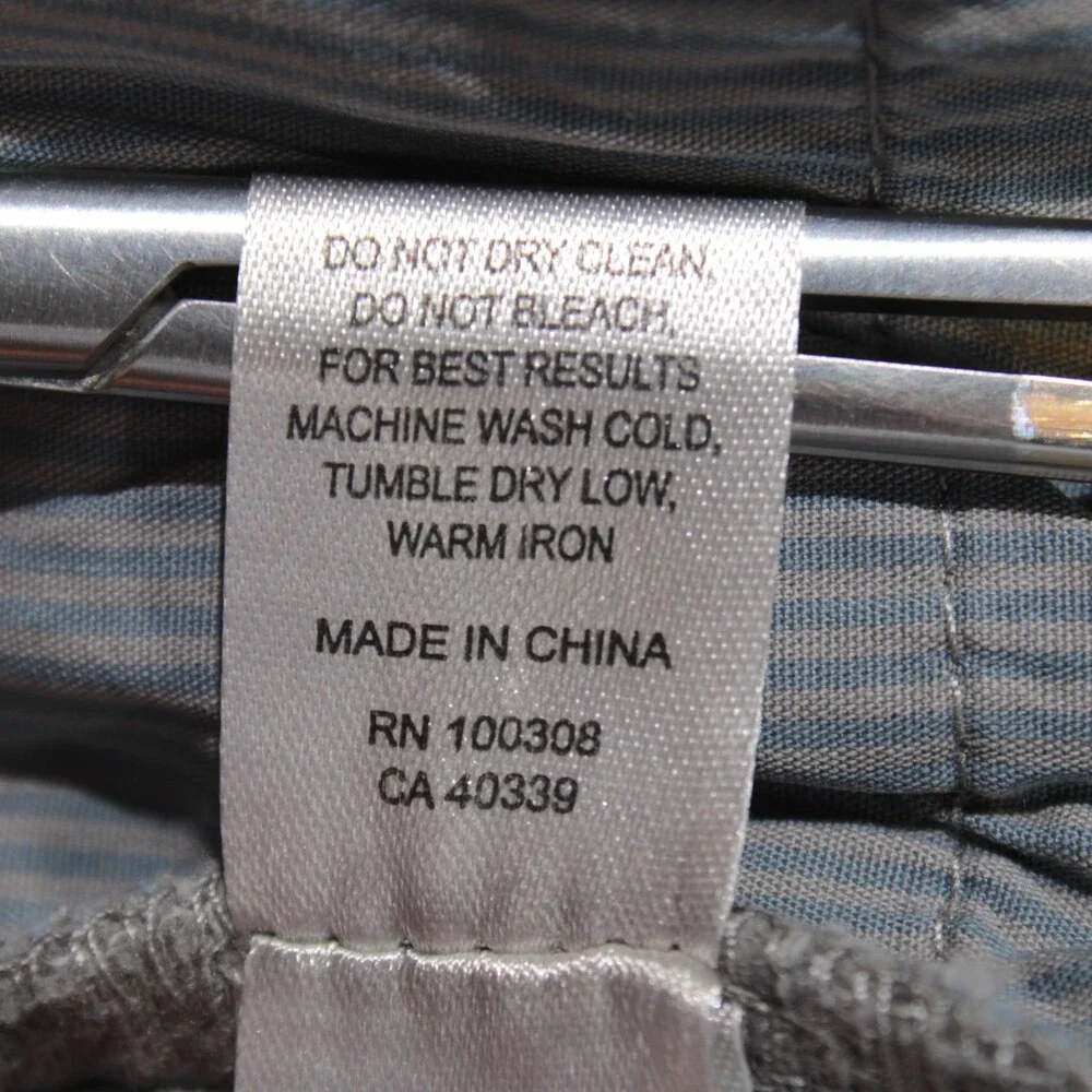 Peter Millar NWT 5 Pocket Jean Cut Pants Size 34 US Ridgeline Gray Cotton Blend